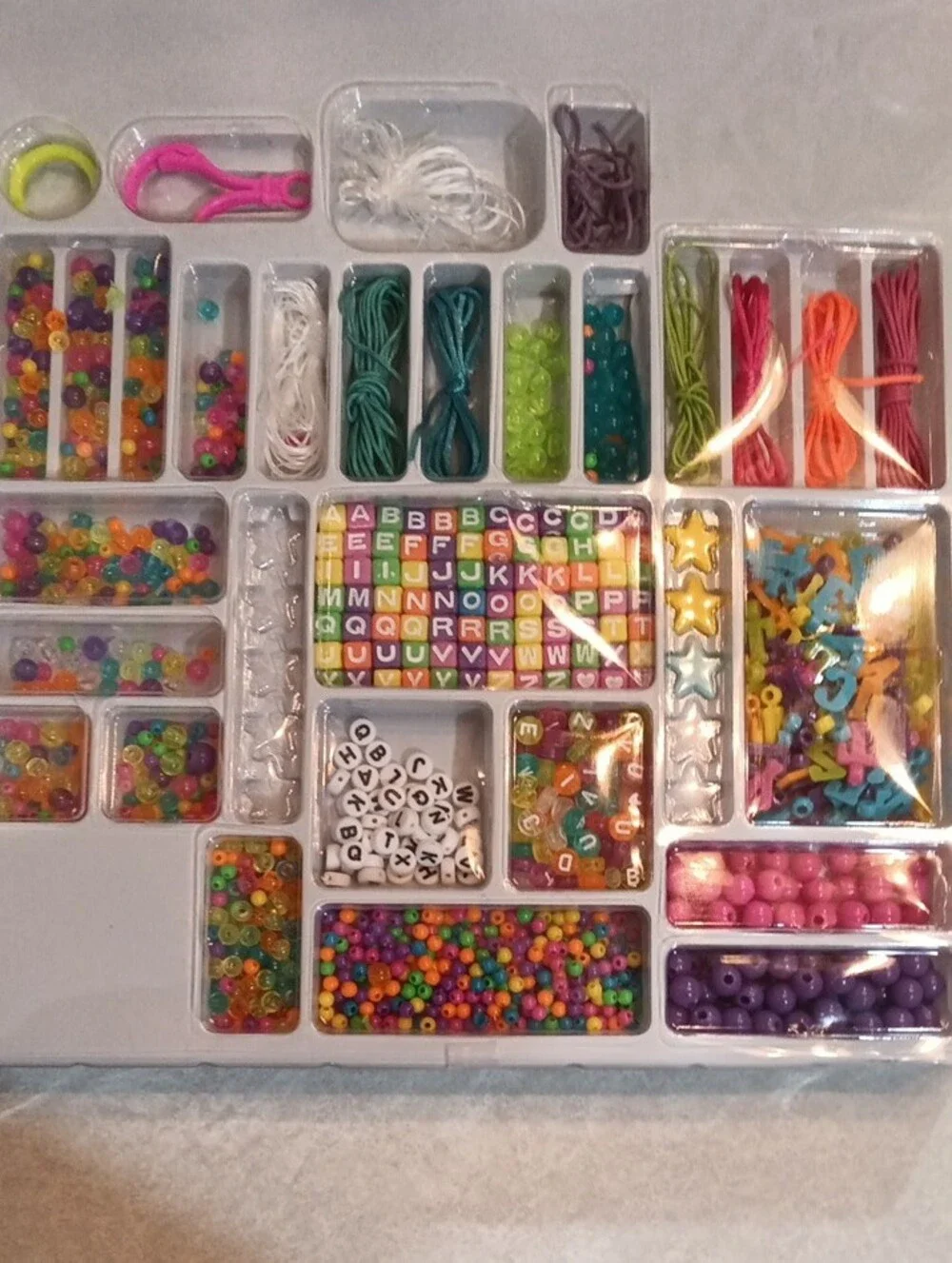 Personalized ABC Beads Jewelry Kit - Multicolor